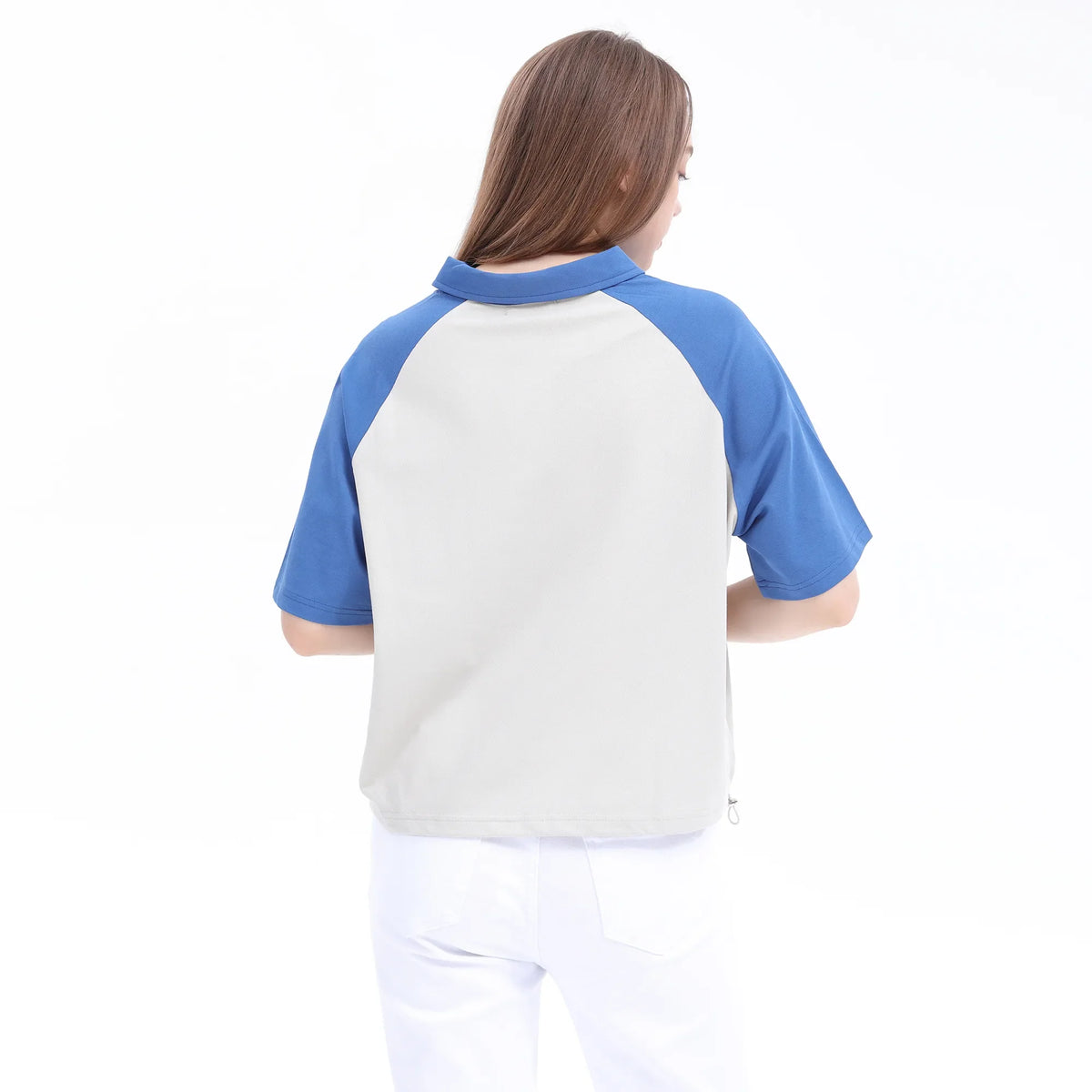 Printed Street Look Polo Shirt For Women Image