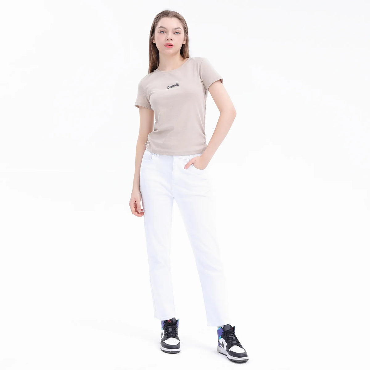 Embroidery Street Look T.Shirt For Women Image