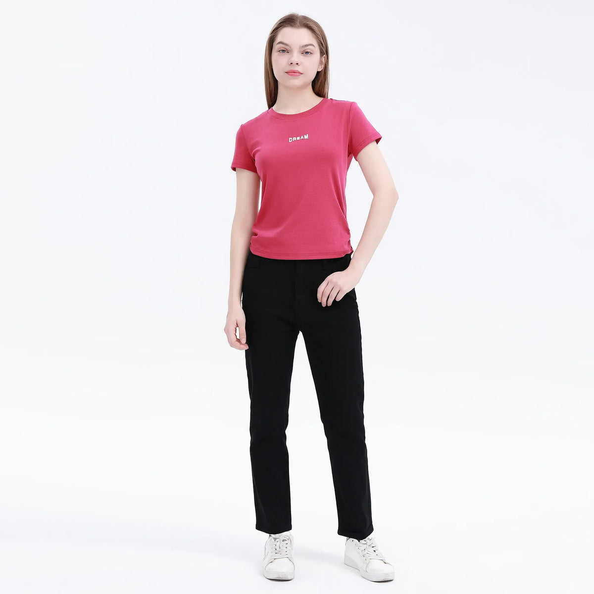 Embroidery Street Look T.Shirt For Women Image