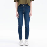 Jeans Blue Skinny Street Look Pants For Women Image