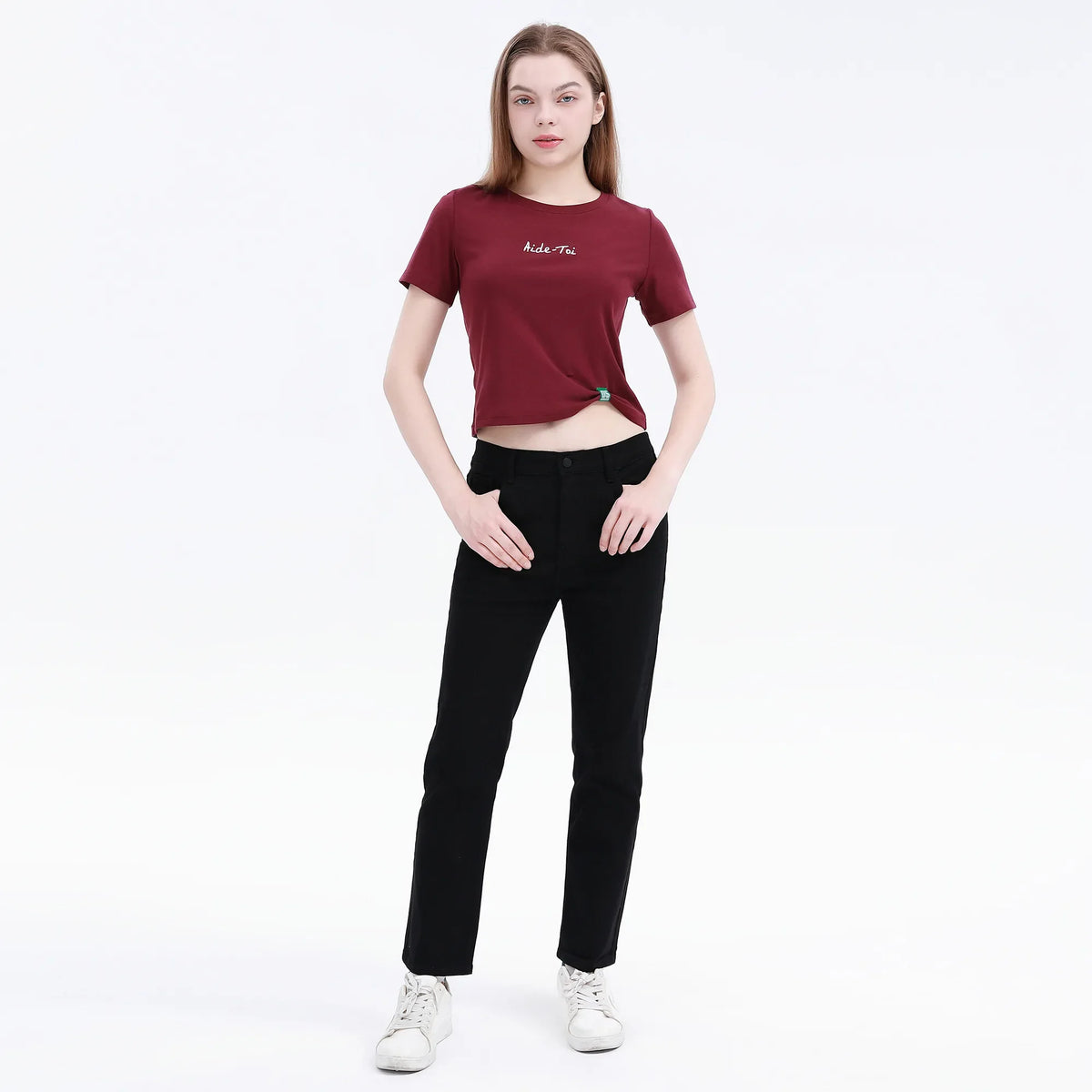 Skinny Street Look Pants For Women Image