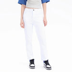 Jeans White Skinny Street Look Pants For Women Image