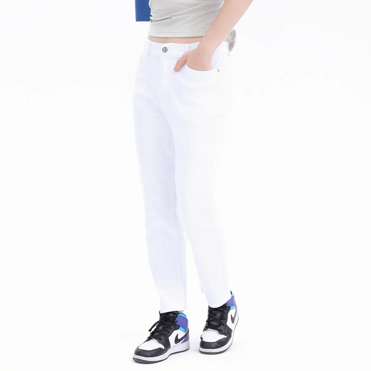 Skinny Street Look Pants For Women Image