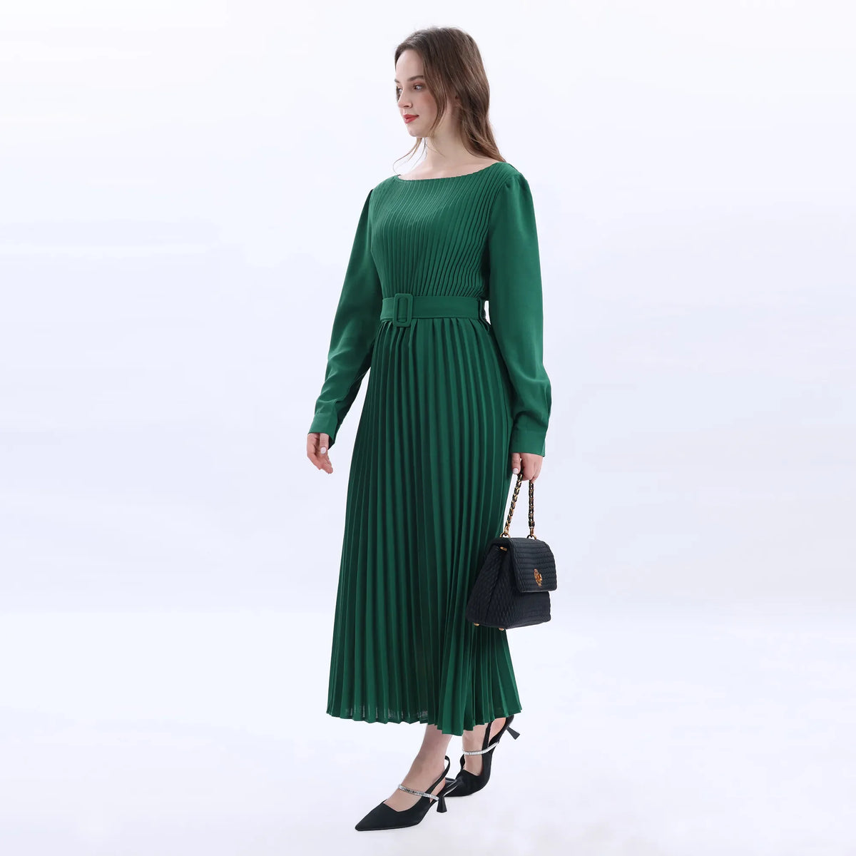 Green Evening Dress For Women Image