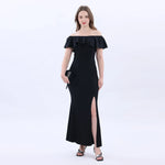 Black Elegant Evening Dress For Women Image