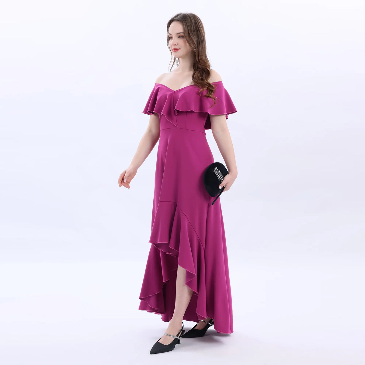 Rose Evening Dress For Women Image