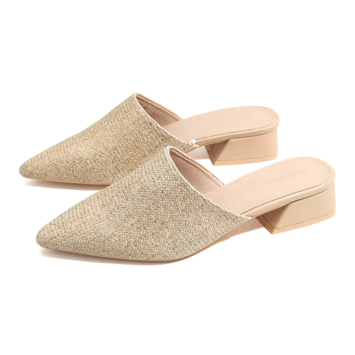 Beige Flat Shoes For Women Image