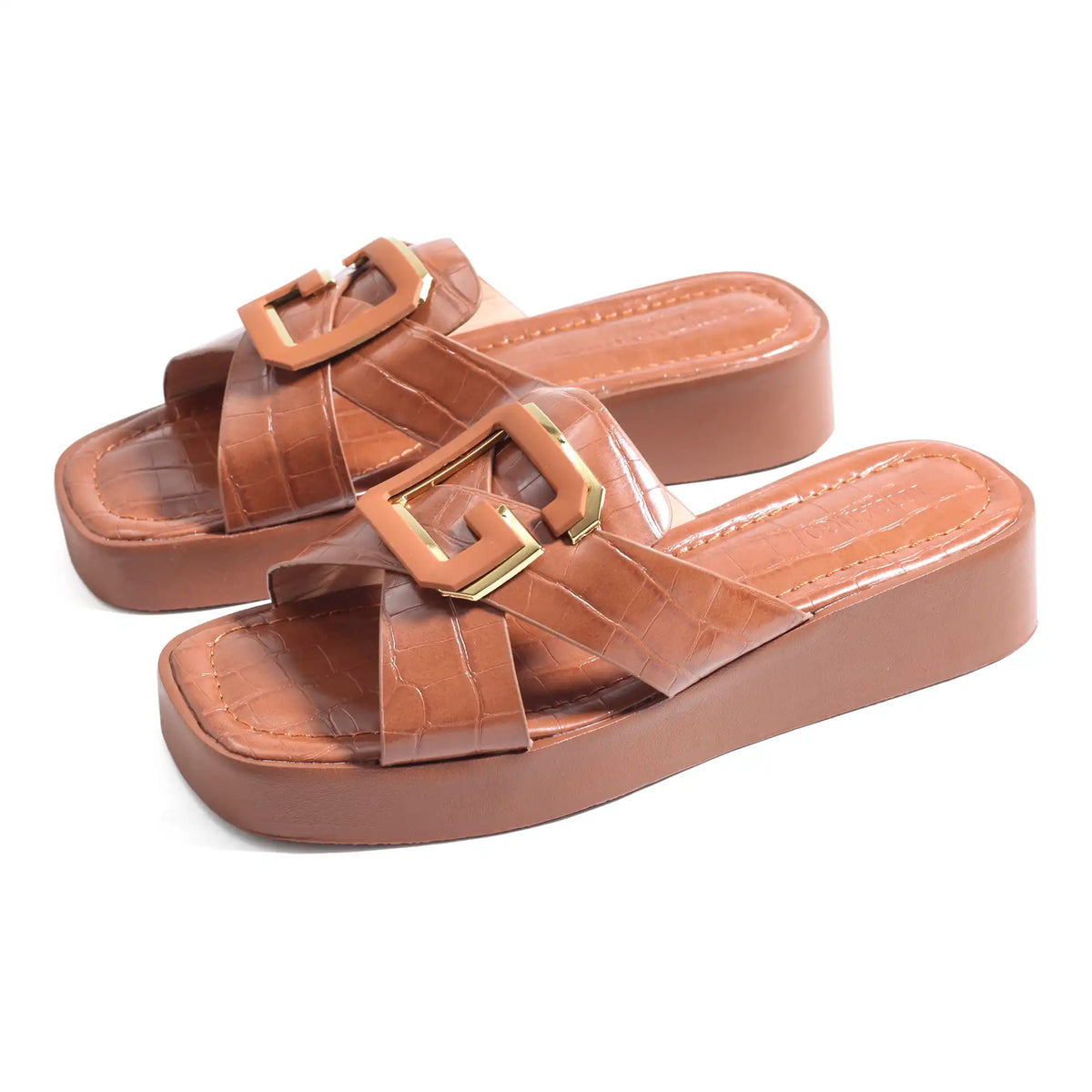 Brown Slippers For Women Image