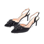 Black High Heel Sandals For Women Image