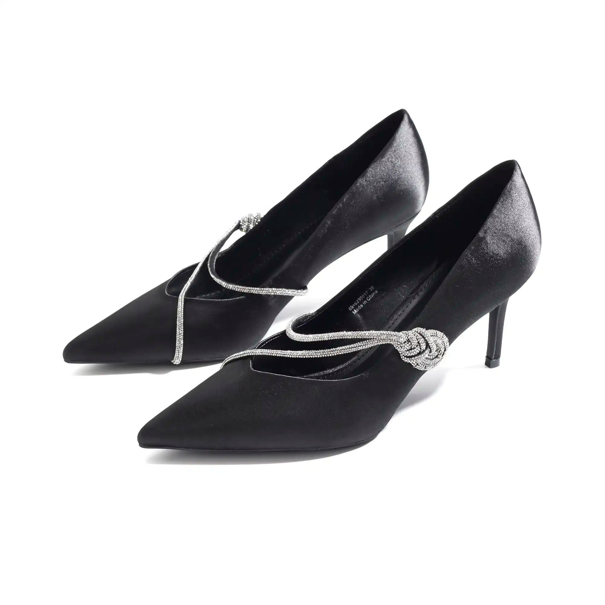 Black High Heel Shoes For Women Image