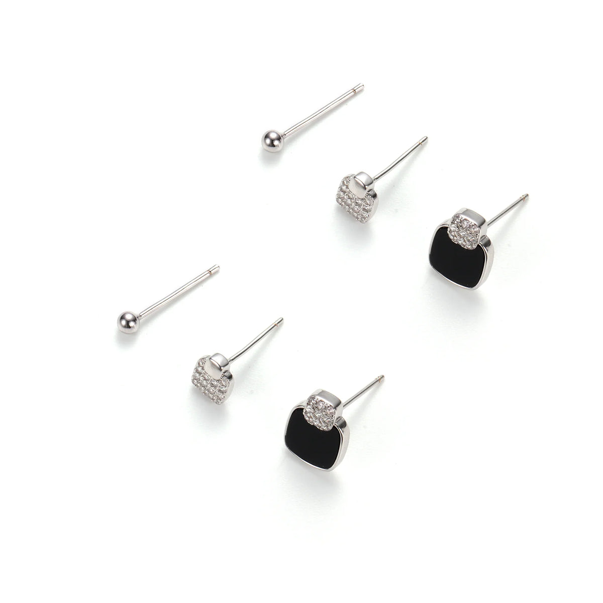 Free Silver Earring Set Accessories For Women Image