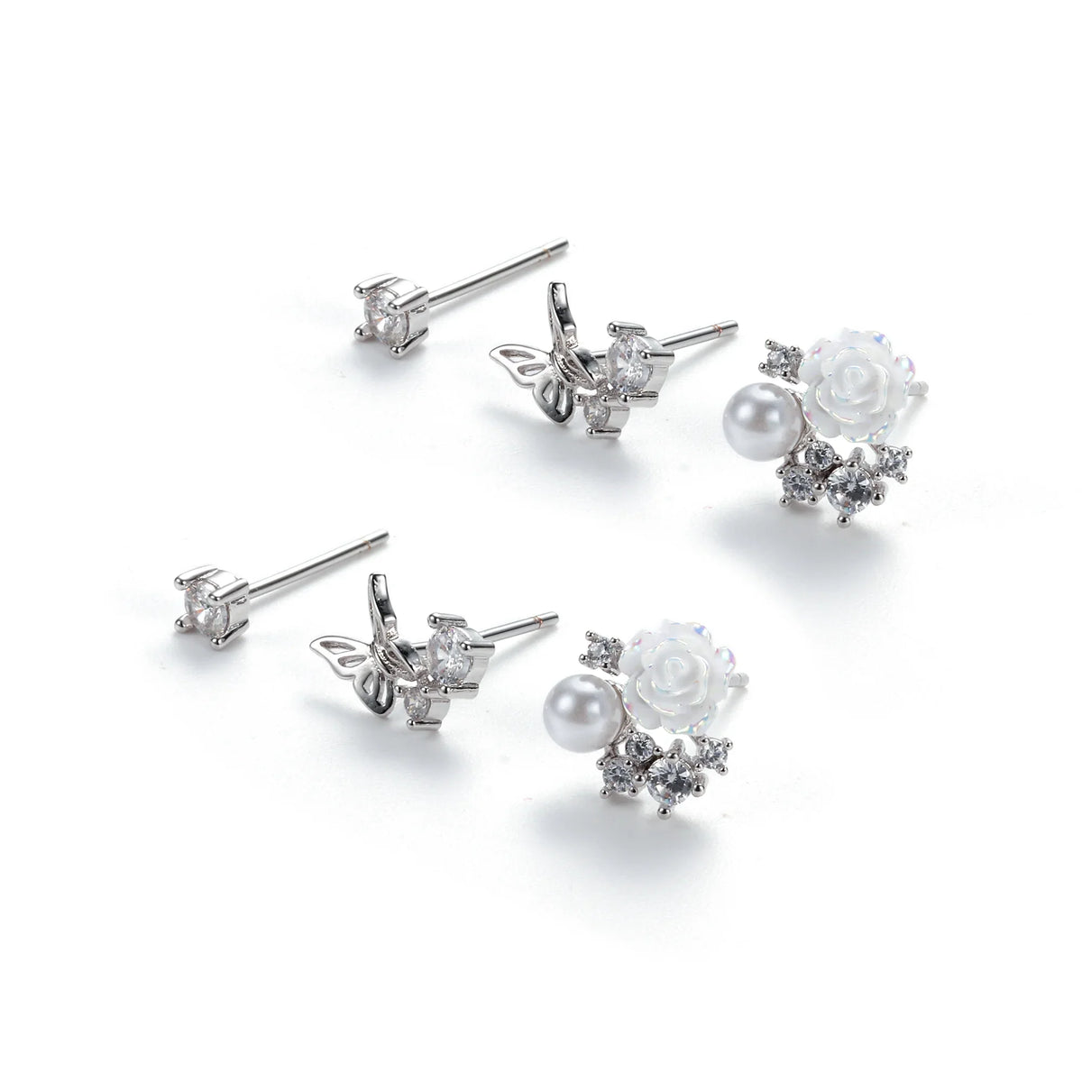 Free Silver Earring Set Accessories For Women Image