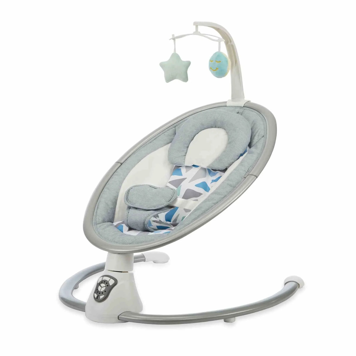 Free Blue Sound-activated rocking seat with safety belt Image