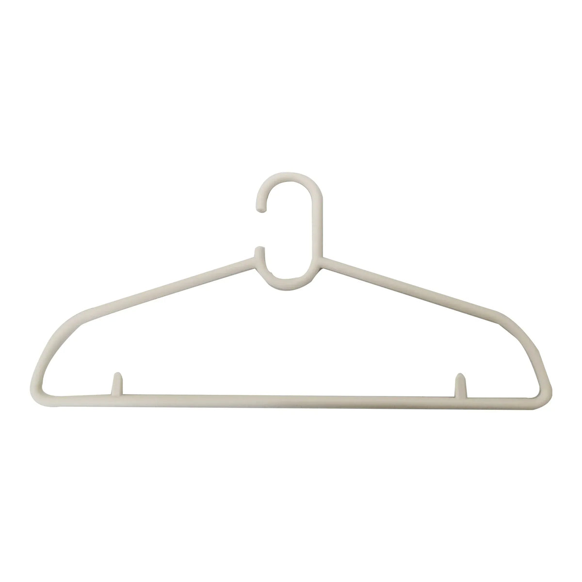 Wrinkle-Free Plastic Clothes Hanger 17 - 5PC Image