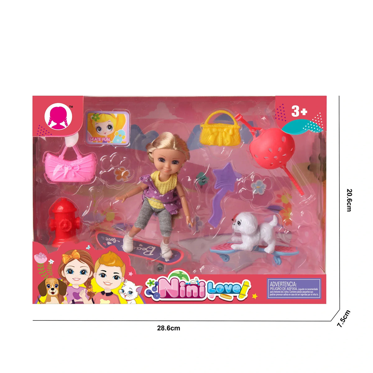 3Y Multicolor Doll Barbie 6-Inch for Girls Image