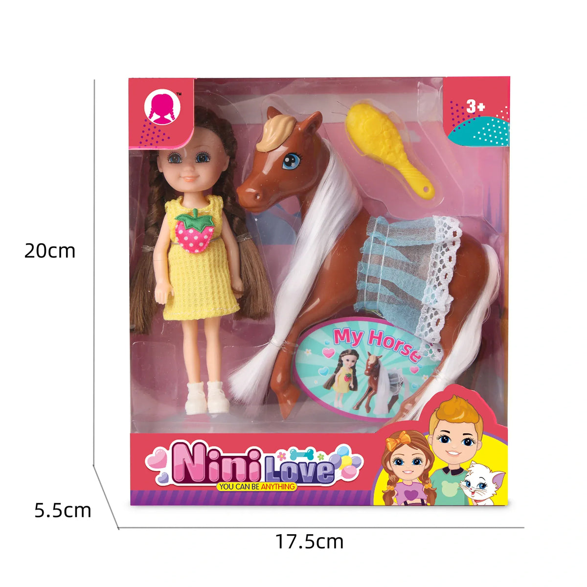 3Y Multicolor Doll Barbie 6-Inch for Girls Image