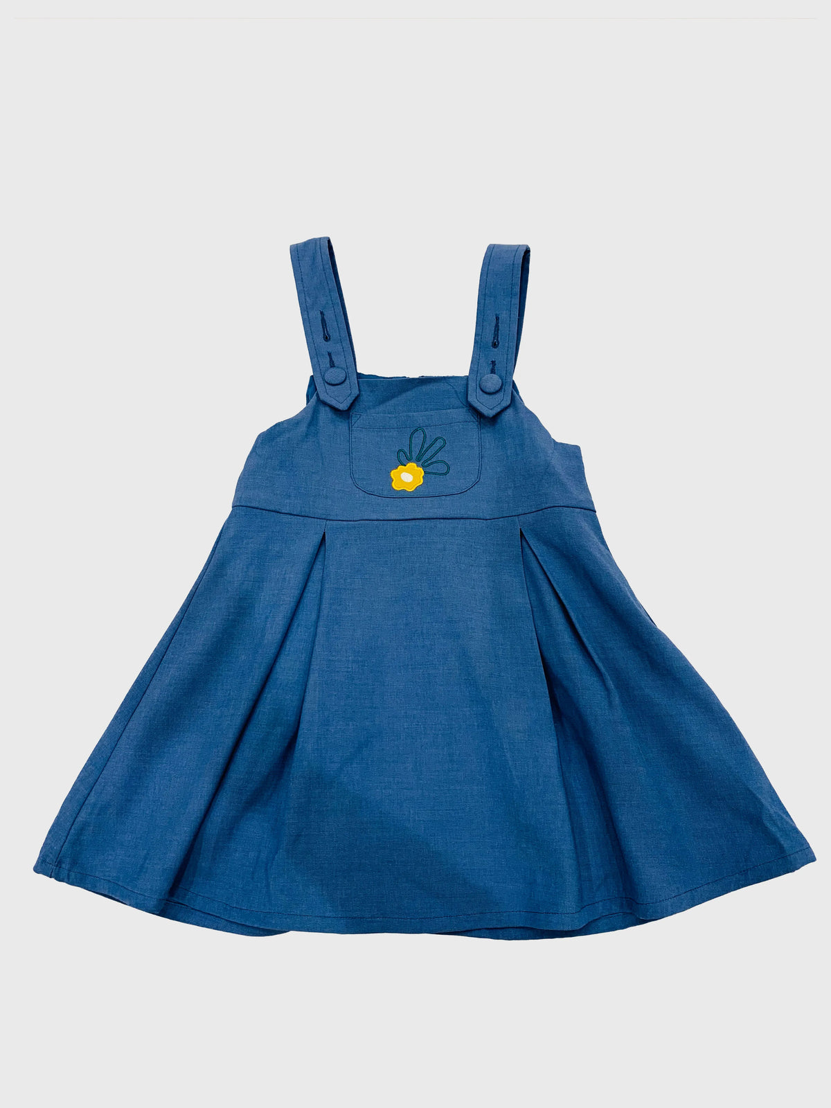 Dress For Girls 100|3Y Blue Image