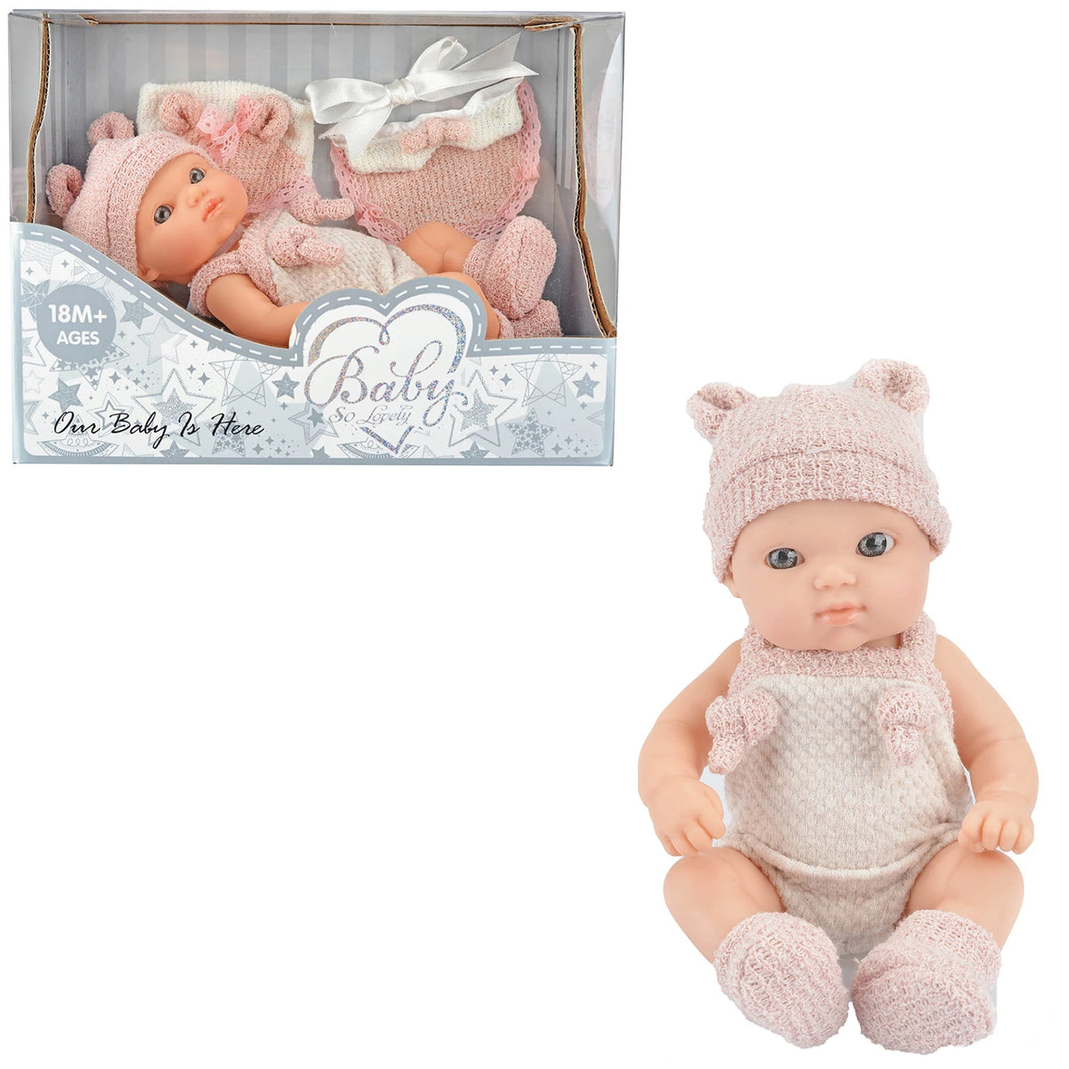 8 Inch Newborn Baby With Accessories