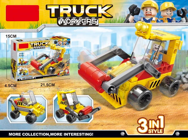 Engineering Vehicle Building Blocks (92Pcs) Image