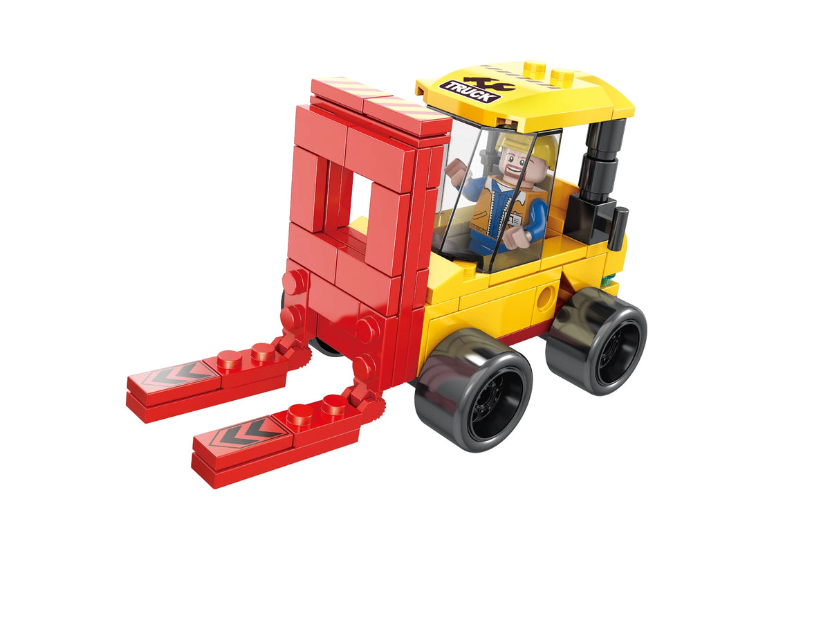 Engineering Vehicle Building Blocks (97Pcs) 6-7Y Red Image