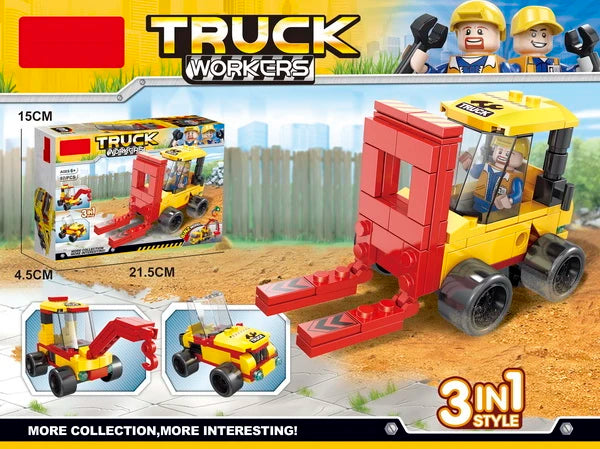 Engineering Vehicle Building Blocks (97Pcs) Image