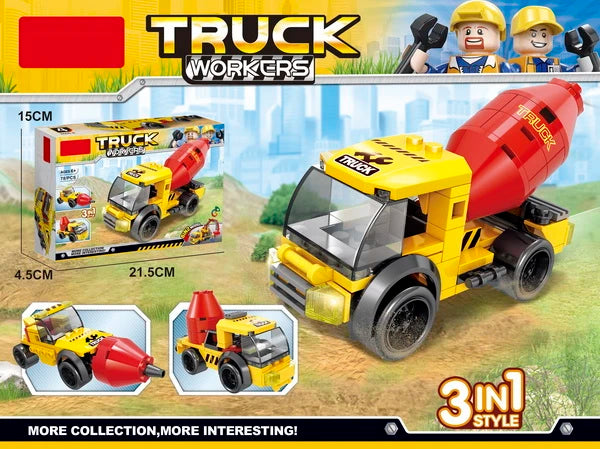 Engineering Vehicle Building Blocks (78Pcs) Image