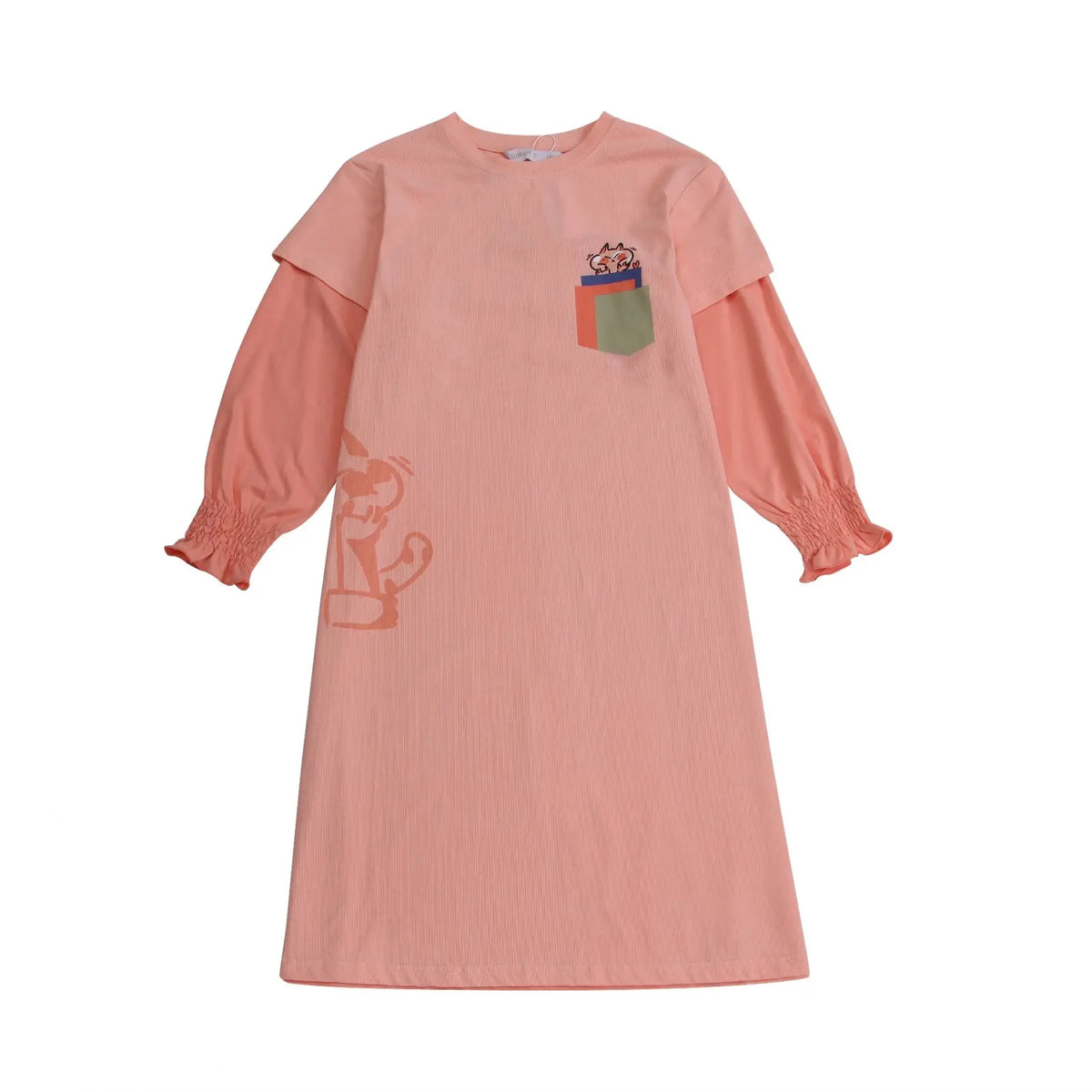 SPORTS DRESS FOR GIRLS 100|3Y Orange Image