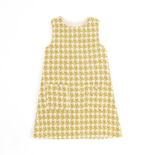 ELEGANT DRESS FOR GIRLS 140|8-9Y Yellow Image