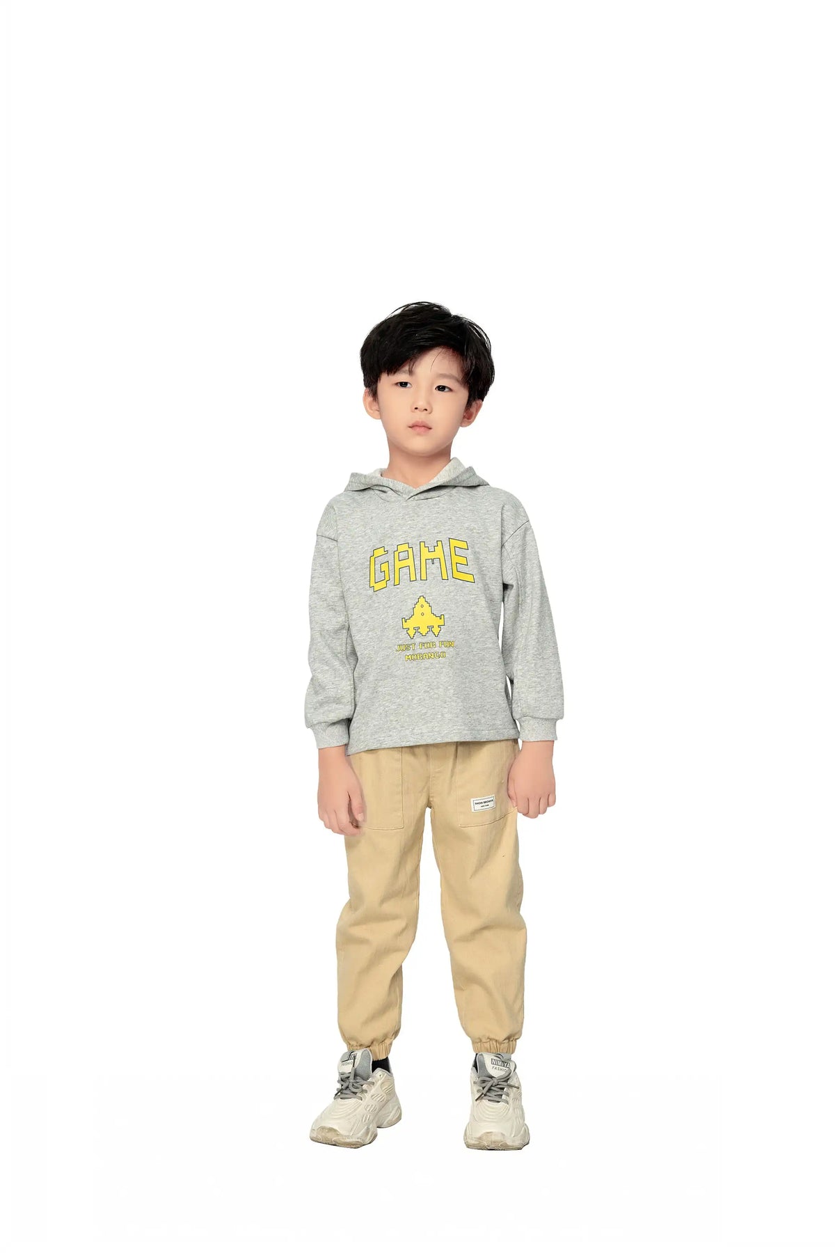 CASUAL PULLOVER FOR BOYS 100|3Y Gray Image