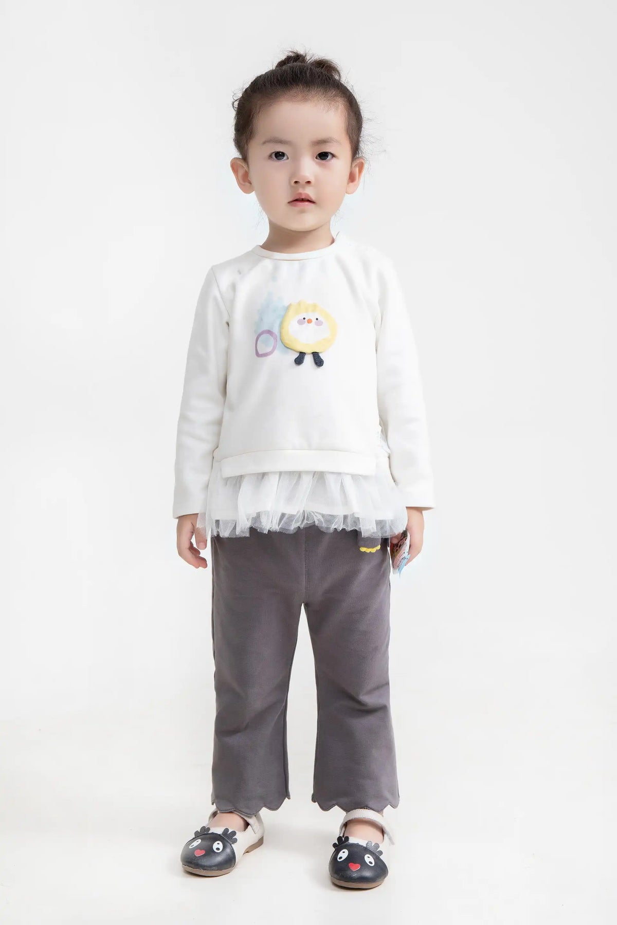 plain casual pullover for babies image