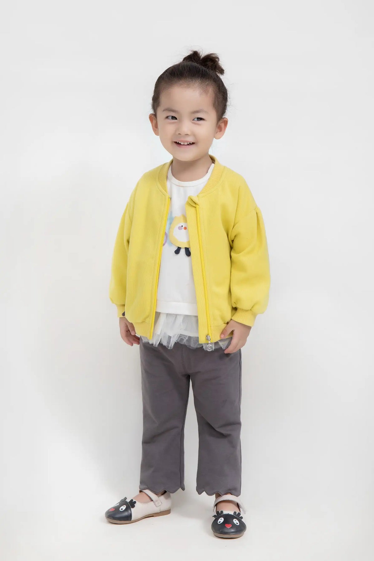 plain casual jacket for babies image