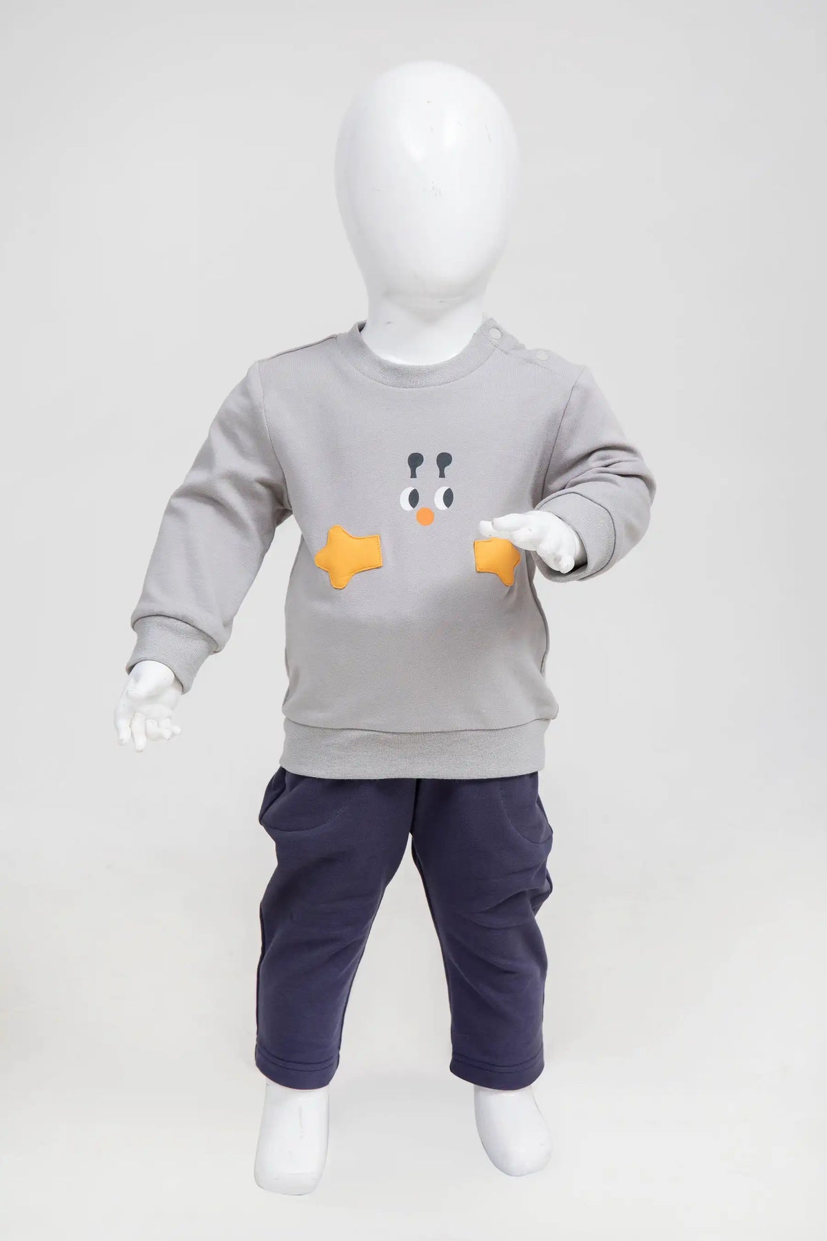 plain casual pullover for babies image