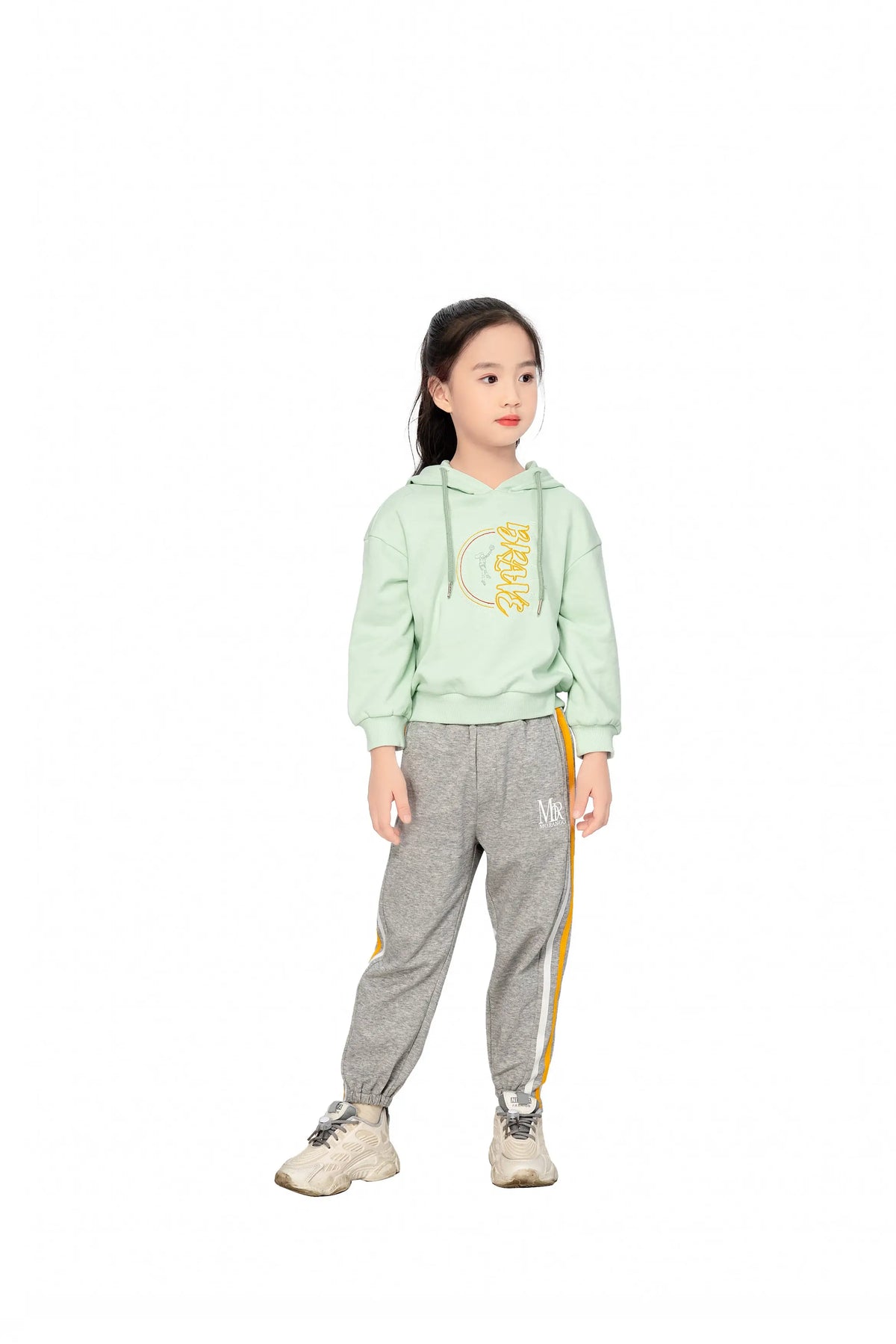 SPORTS PULLOVER FOR GIRLS 100|3Y Green Image