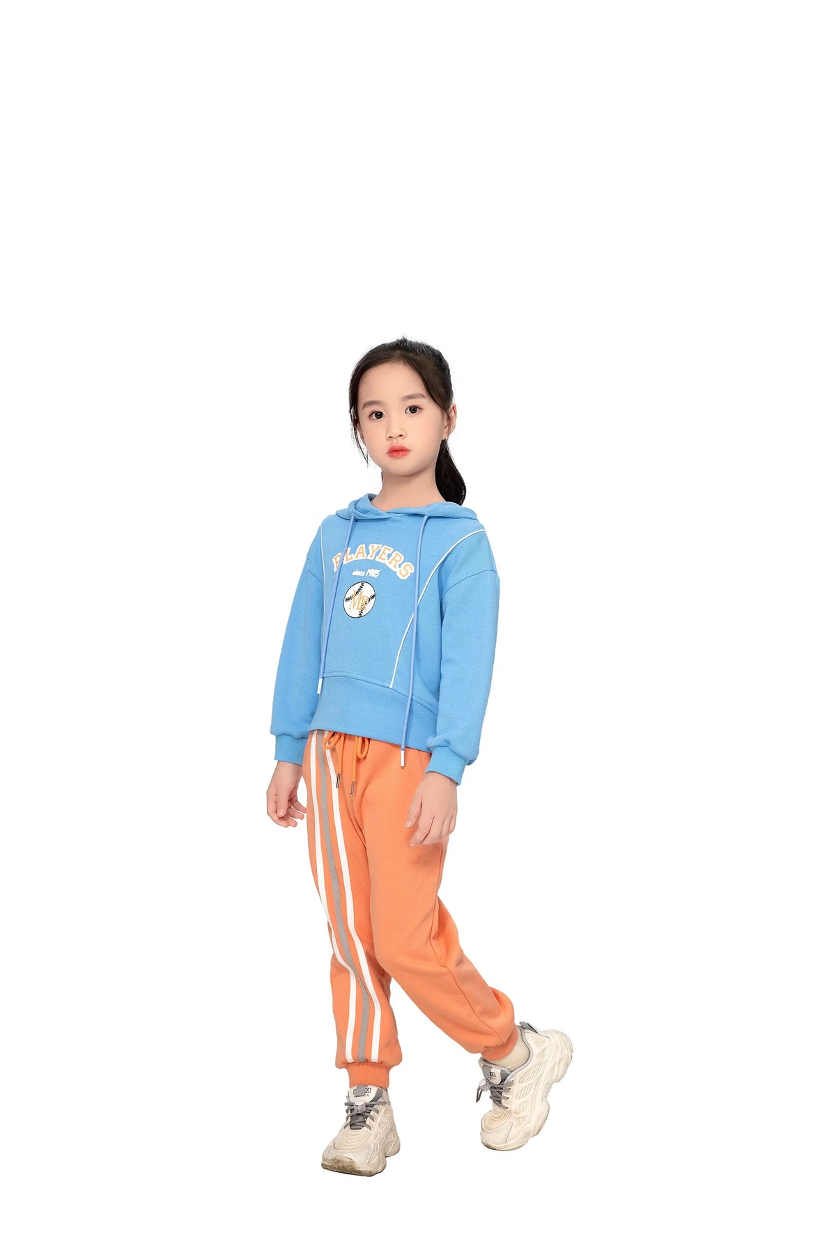 SPORTS PULLOVER FOR GIRLS 110|4-5Y Sky Blue Image