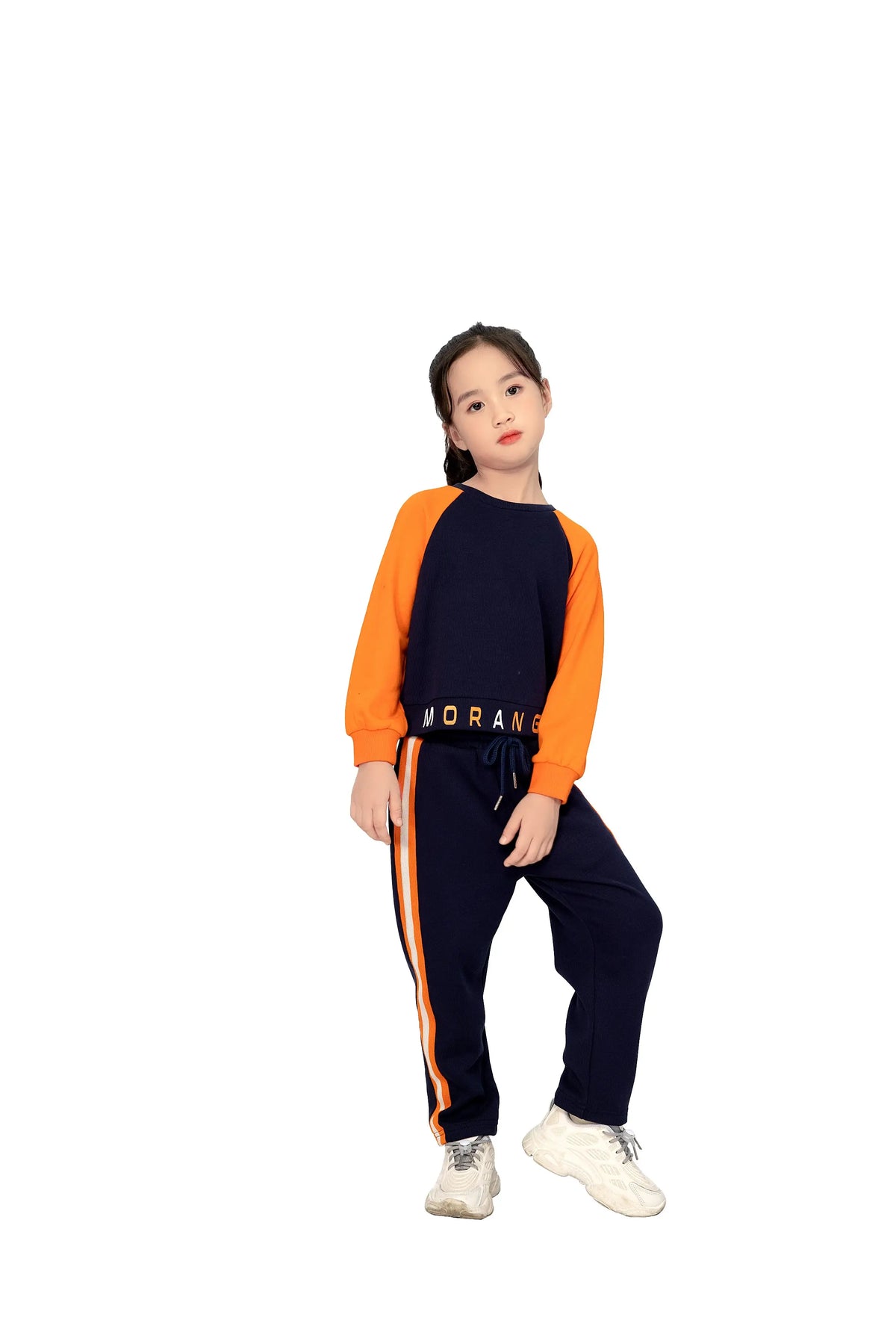 SPORTS PULLOVER FOR GIRLS 100|3Y Navy Image