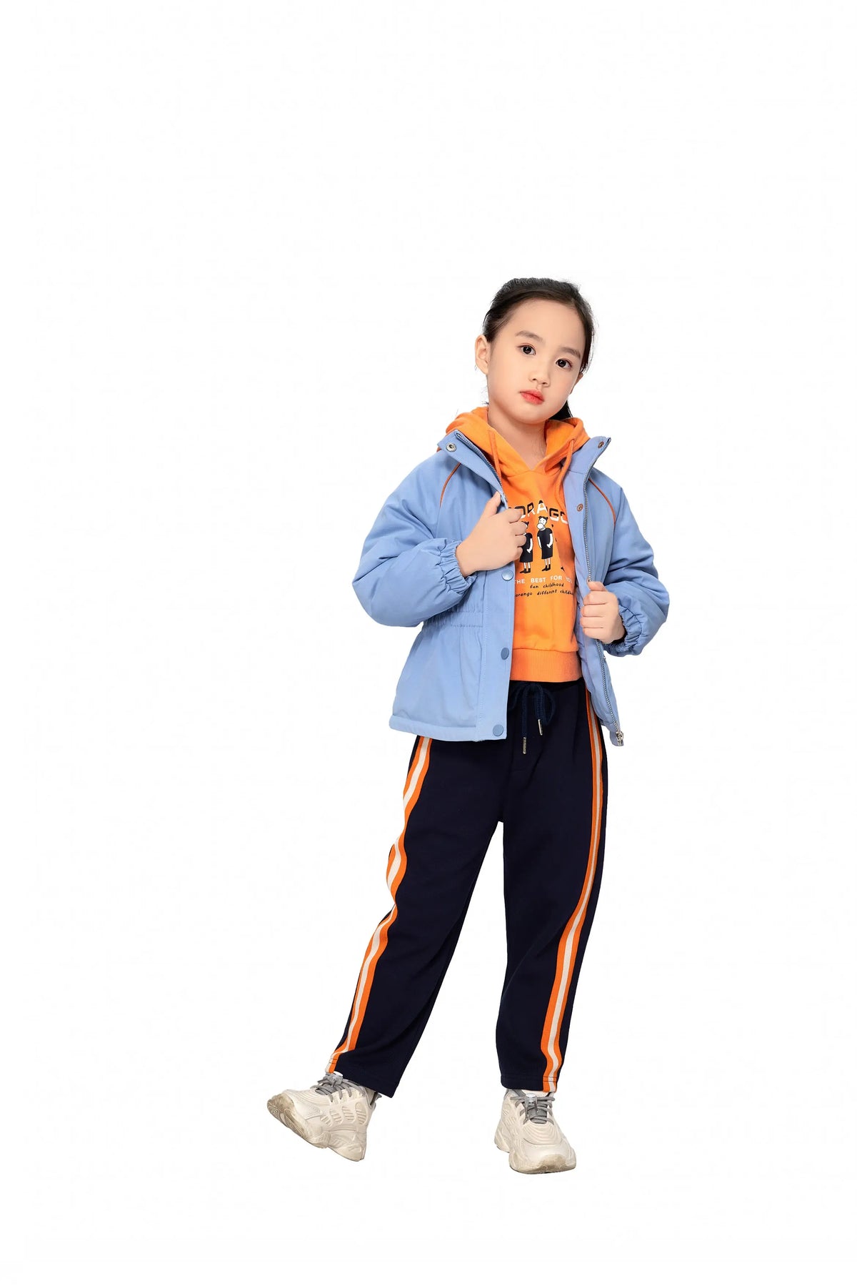 SPORTS JACKET FOR GIRLS 110|4-5Y Blue Image