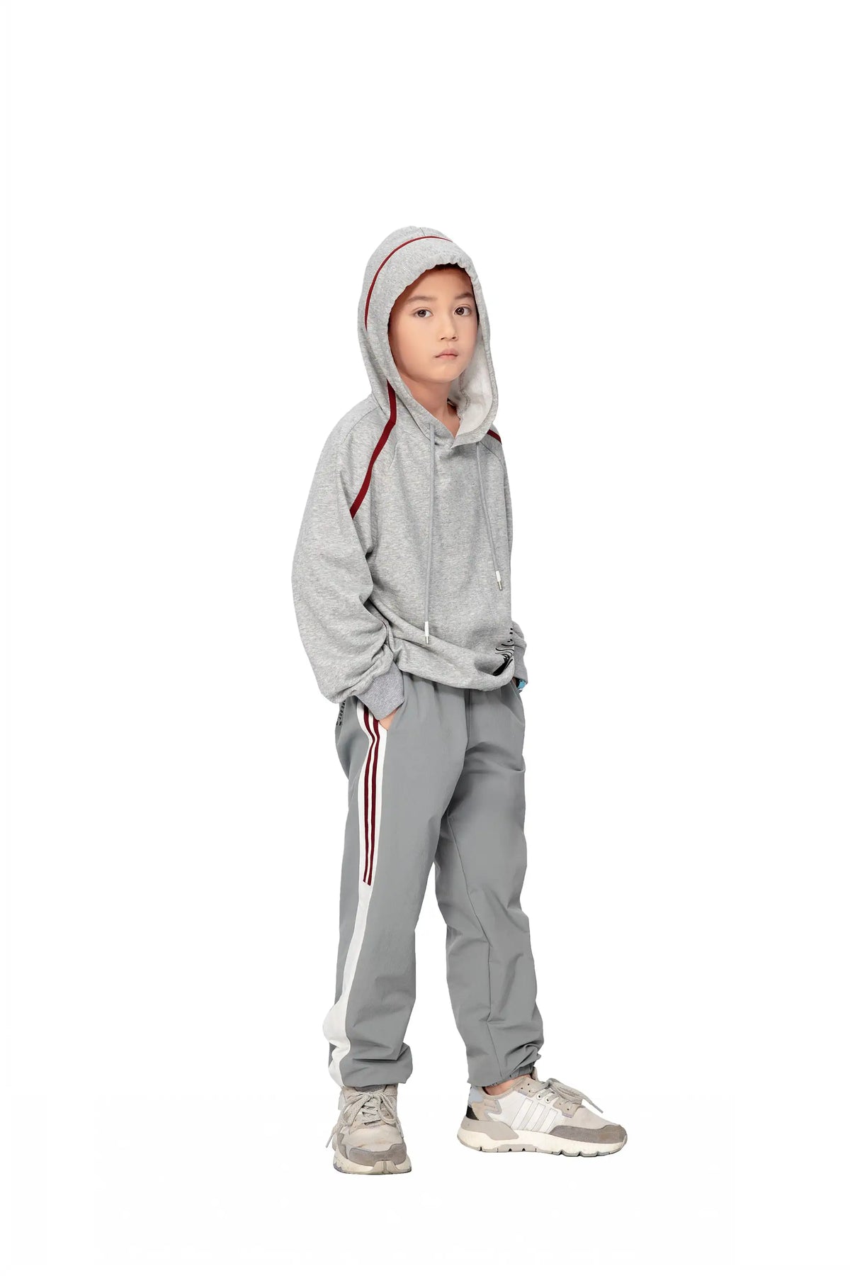 SPORTS PULLOVER FOR BOYS 140|8-9Y Gray Image