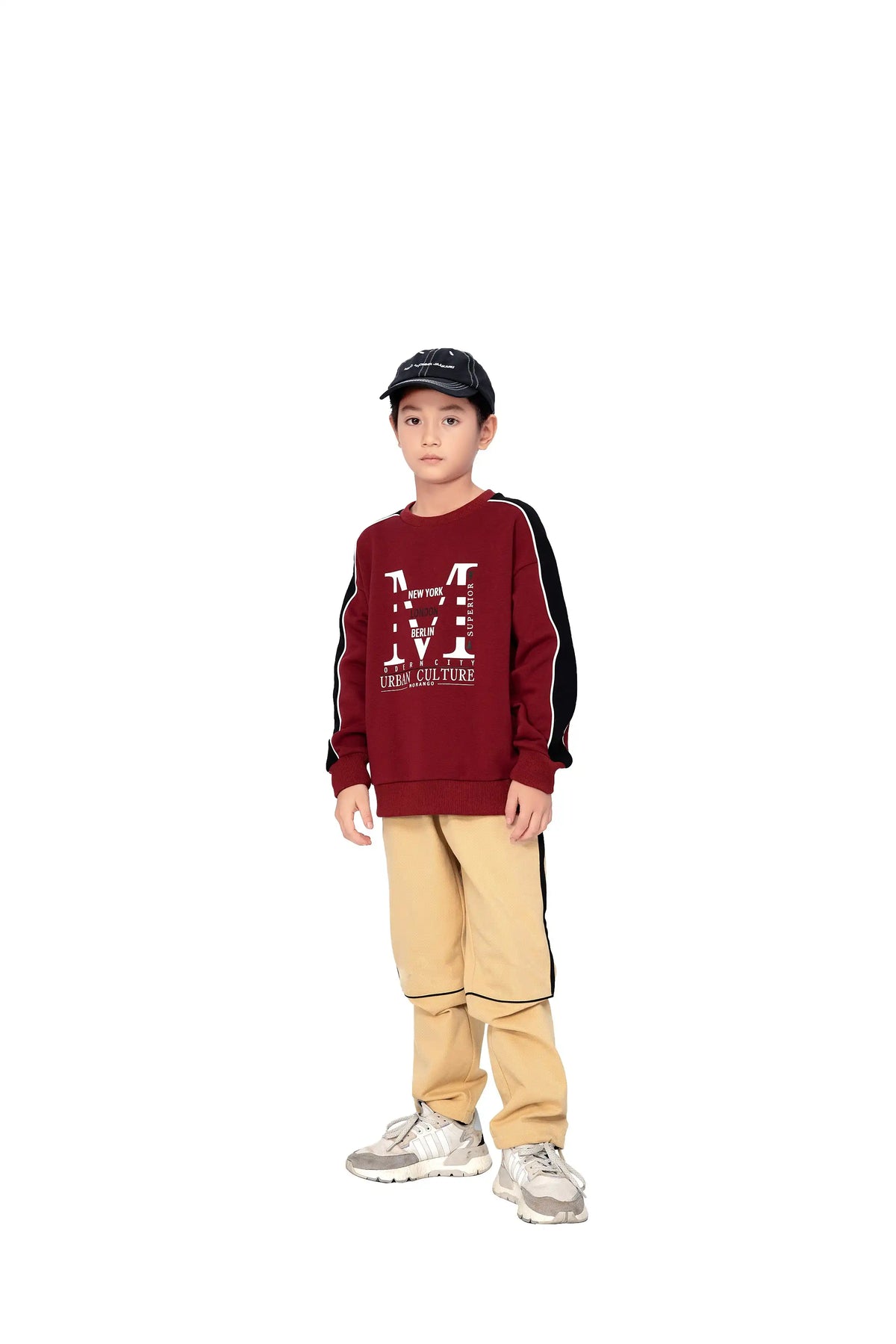 SPORTS PULLOVER FOR BOYS 140|8-9Y Maroon Image