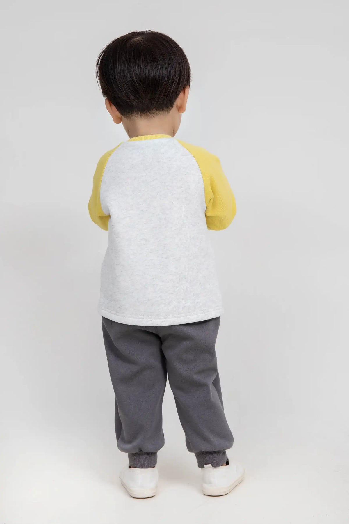 Plain Casual T.Shirt For Baby Boys 80 | 12-18M Light Gray Image