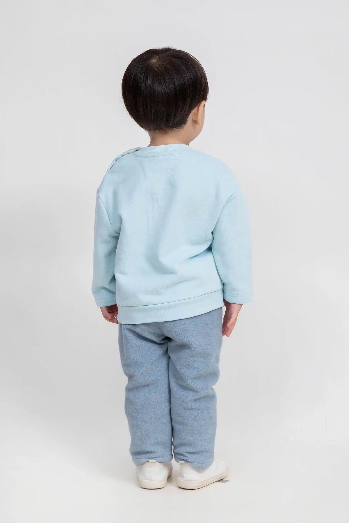 Plain Casual T.Shirt For Baby Boys 73 | 9-12M Blue Image