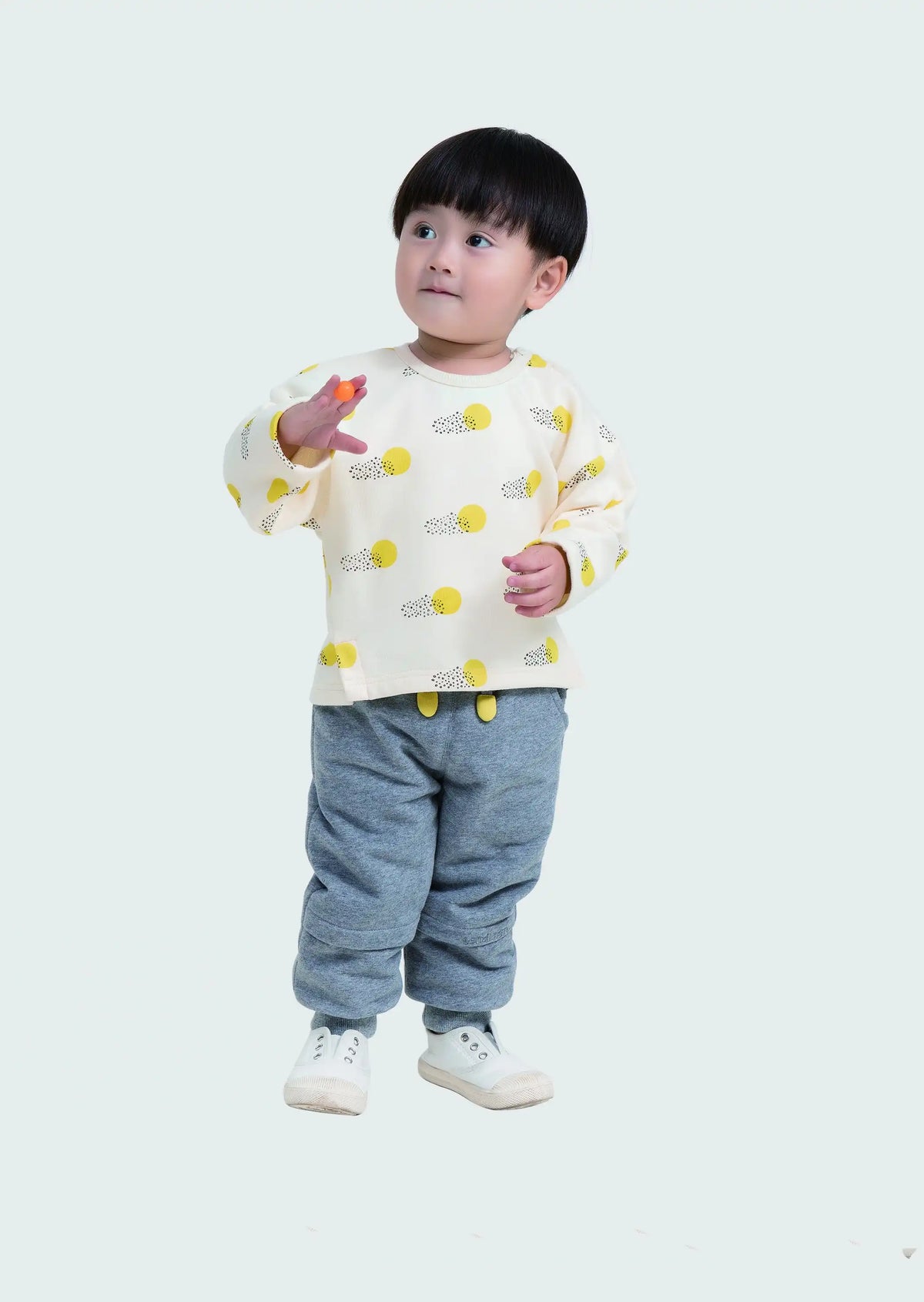 Plain Casual T.Shirt For Baby Boys 66 | 6-9M Beige Flower Image