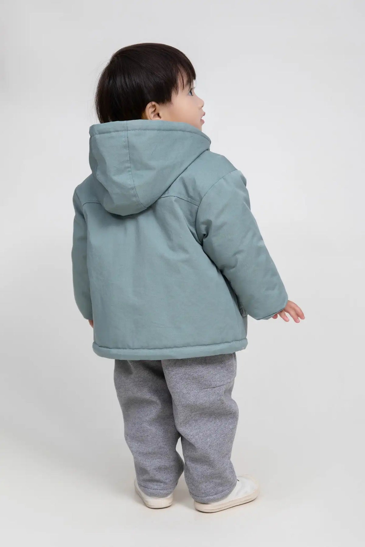 plain casual jacket for baby boys image