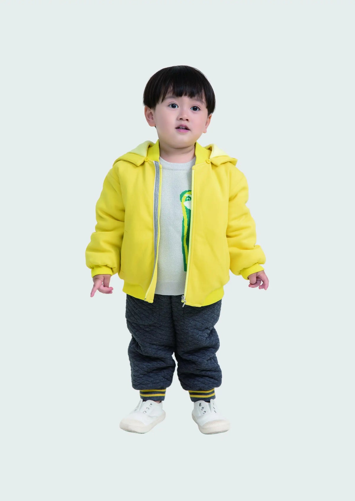 plain casual jacket for baby boys image