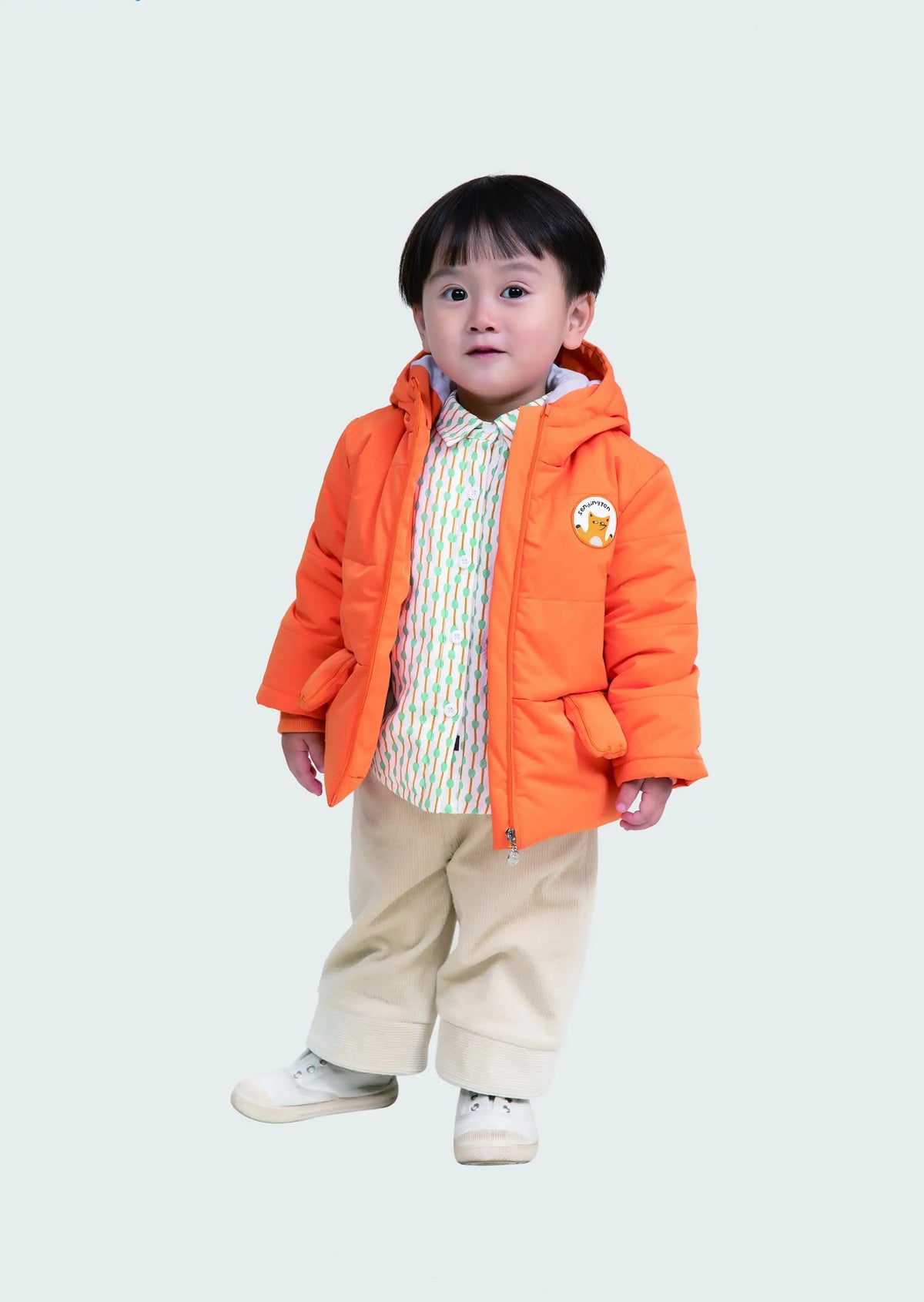 Plain Casual Jacket For Baby Boys