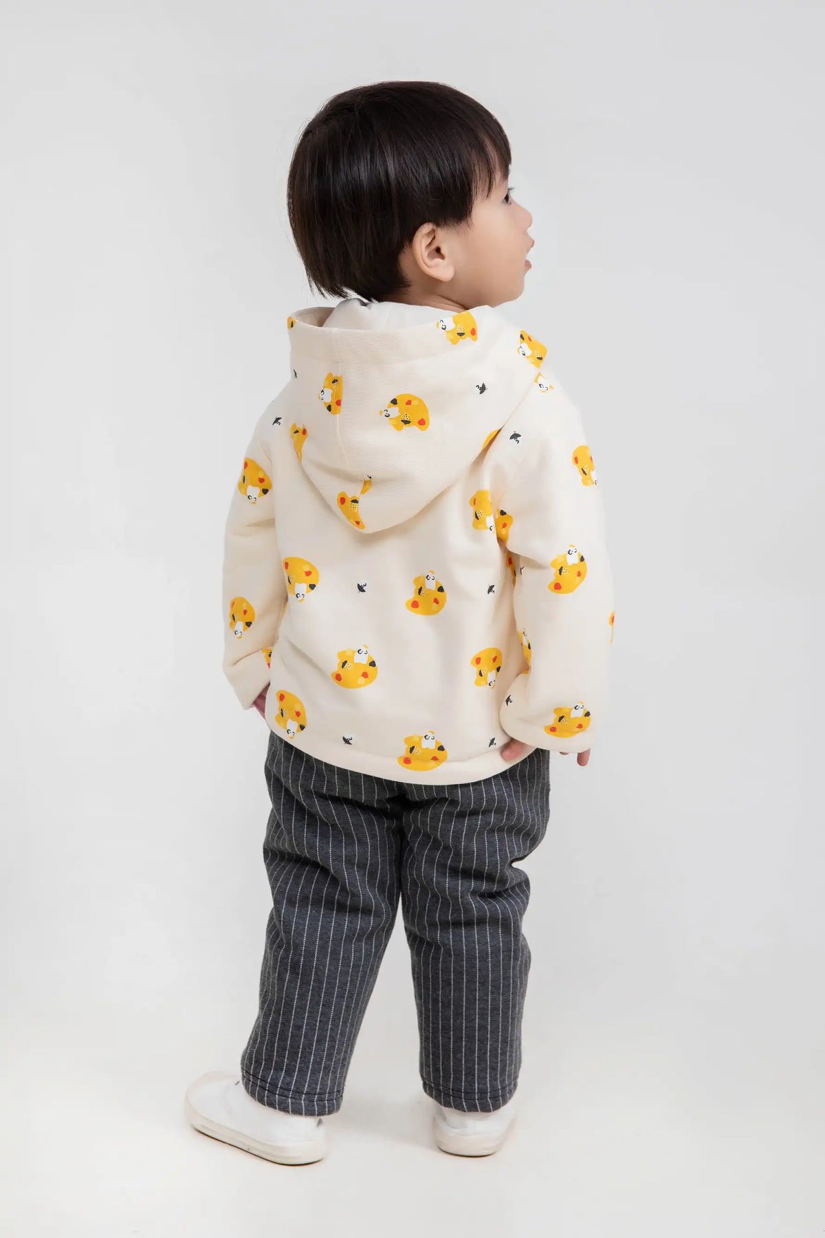 Plain Casual Pullover For Baby Boys