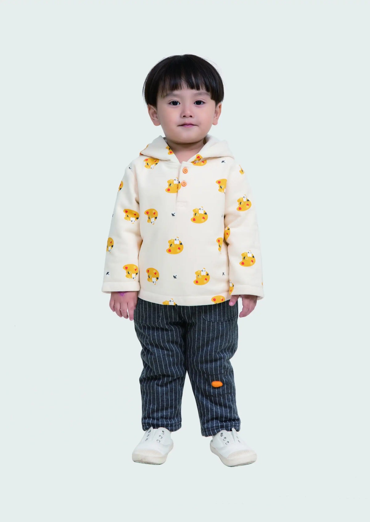 Plain Casual Pullover For Baby Boys