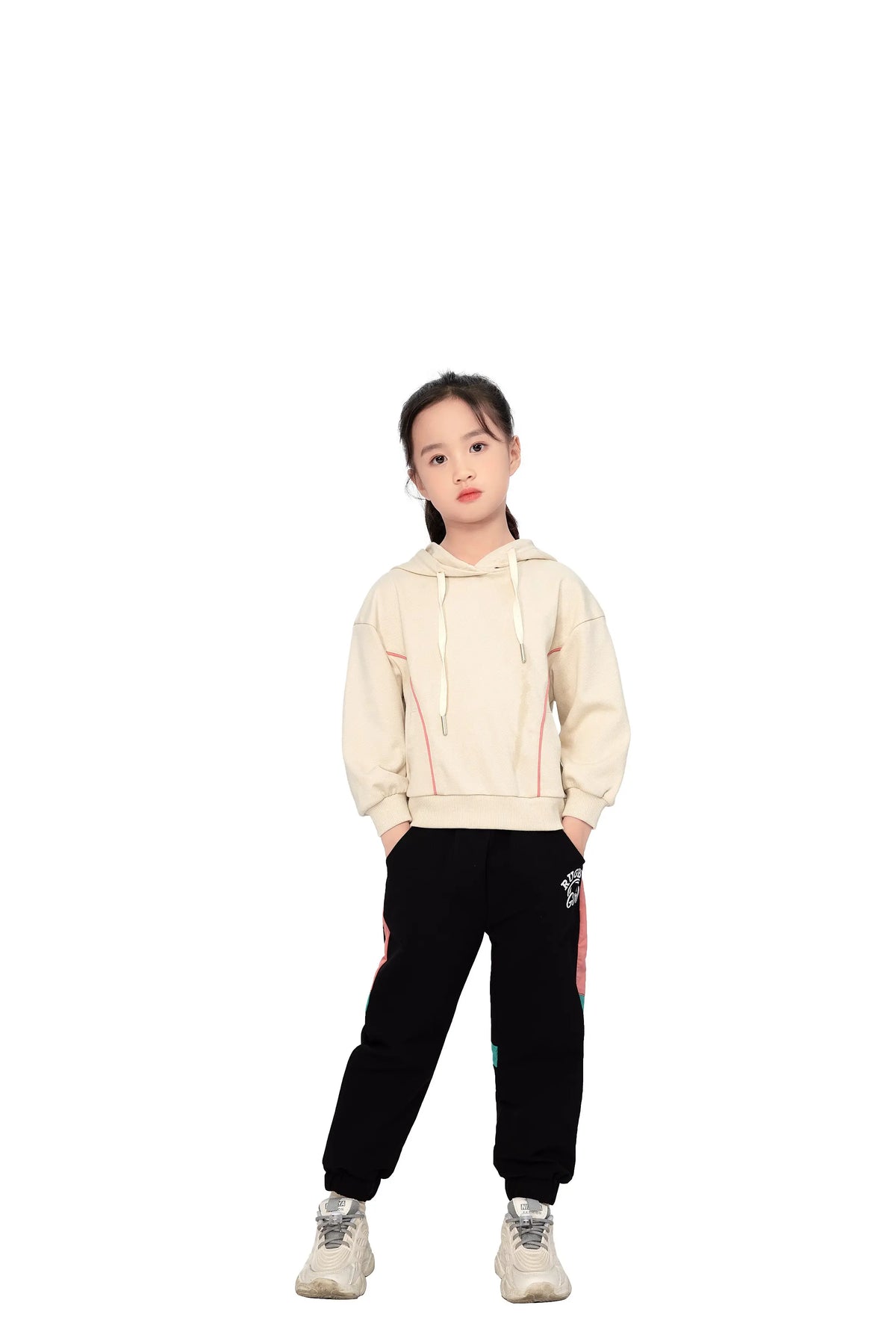 SPORTS PULLOVER FOR GIRLS 100|3Y Beige Image