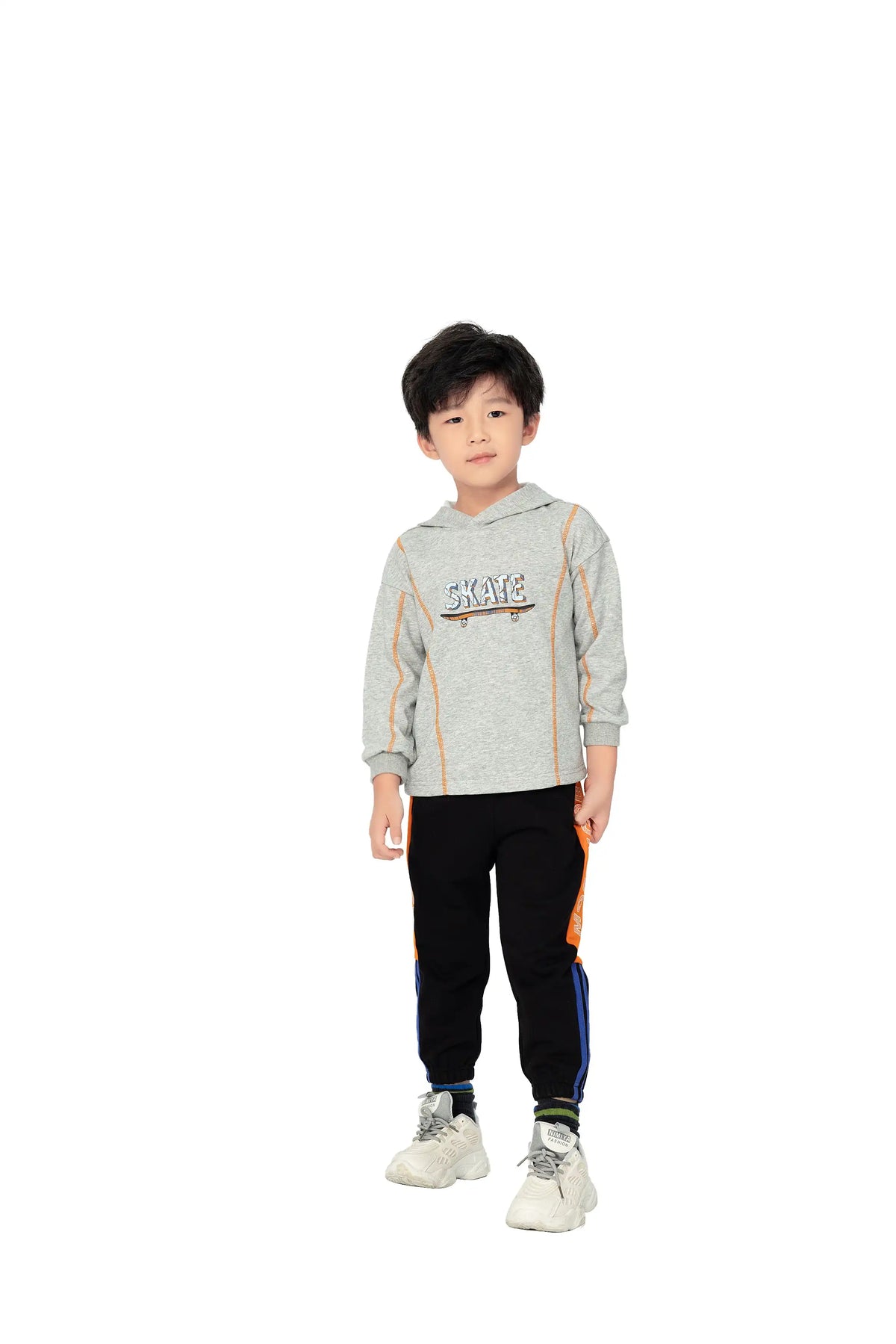 SPORTS PULLOVER FOR BOYS 100|3Y Gray Image