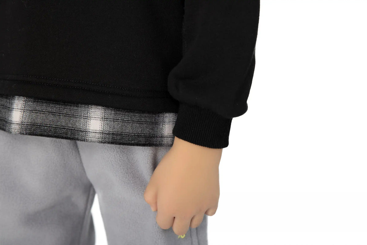 SPORTS PULLOVER FOR BOYS 130|7-8Y Black Image