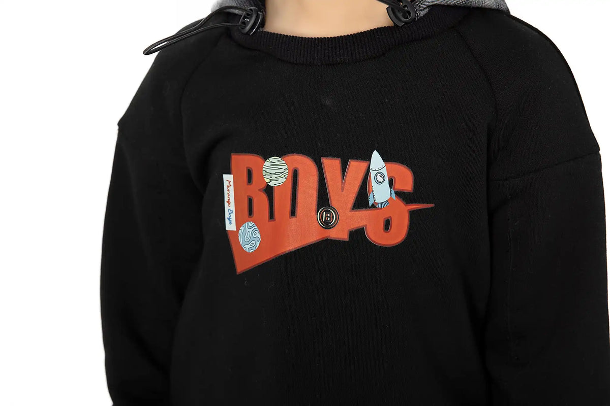 SPORTS PULLOVER FOR BOYS 120|5-6Y Black Image